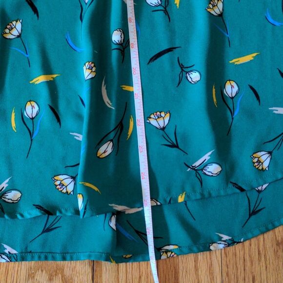 Like NEW 41 Hawthorne Blouse Top With V Neck And Flare Sleeves Size Xl - Picture 10 of 10